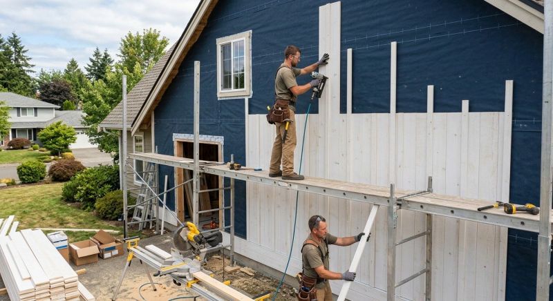 Batten Siding Installation in Burlington, VT