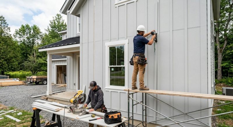Batten Siding Installation in Cambridge, VT