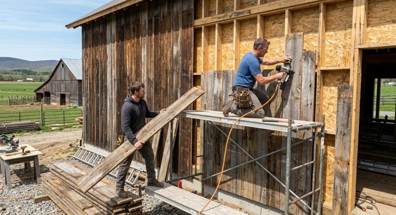 Batten Siding Installation in Waterbury, VT