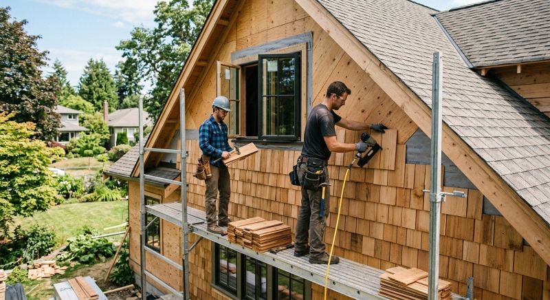 Cedar Siding Installation in Cambridge, VT