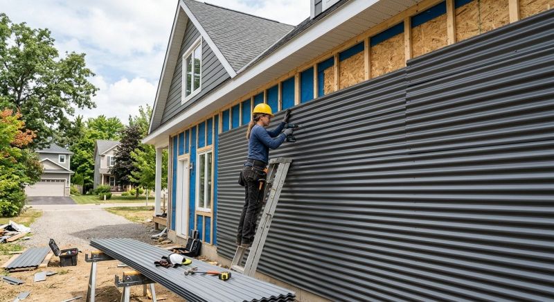 Corrugated Siding Installation in Chittenden County, VT