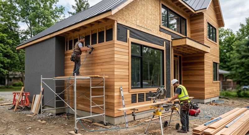 Faux Wood Siding Installation in Willsboro, NY