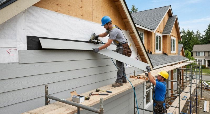 Fiber Cement Installation in Milton, VT
