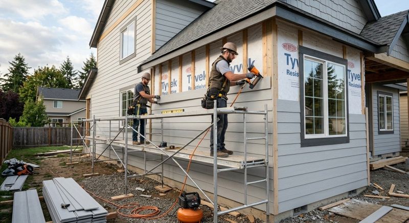 Fiber Siding Installation in Huntington, VT
