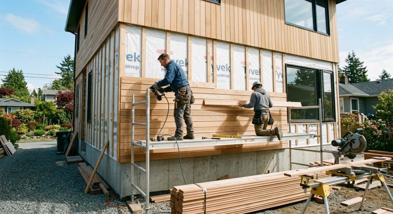 Hardwood Cladding Installation in Chittenden County, VT