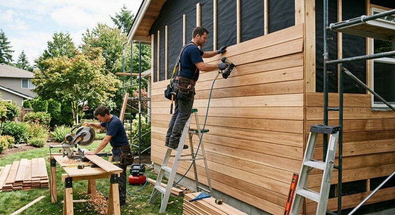 Hardwood Siding Installation in Chittenden County, VT