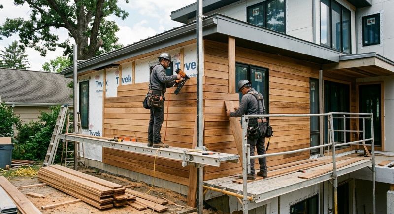 Hardwood Siding Installation in Vergennes, VT