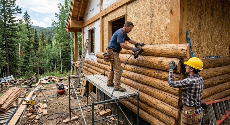 Log Siding Replacement in Chittenden County, VT