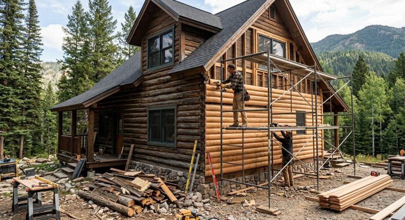 Log Siding Replacement in Chittenden County, VT