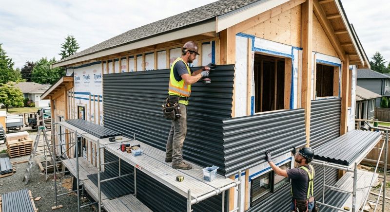 Metal Siding Installation in Milton, VT