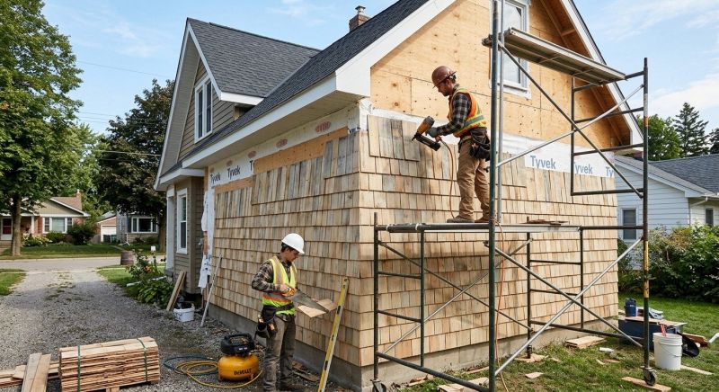 Shake Siding Installation in Colchester, VT
