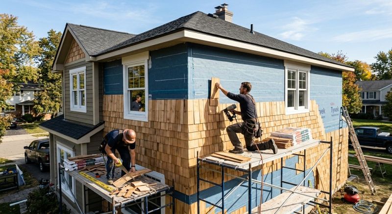 Shingle Siding Installation in Chittenden County, VT