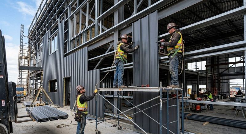 Steel Cladding Installation in Chittenden County, VT