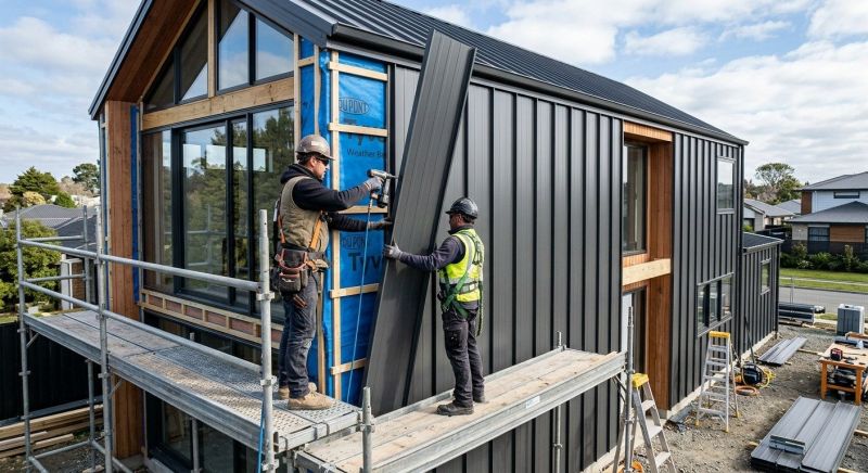 Steel Cladding Installation in Chittenden County, VT