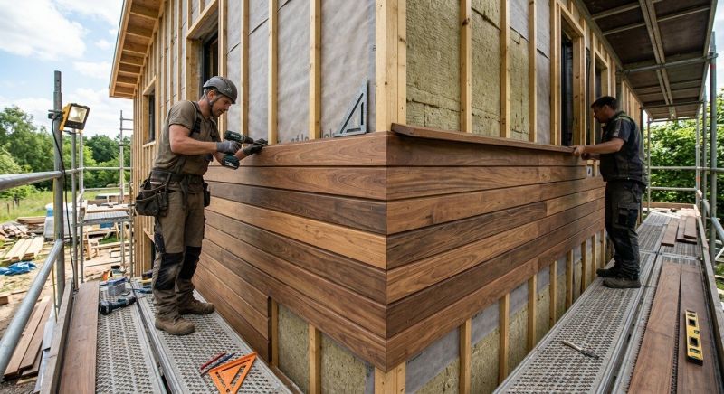 Wood Cladding Installation in South Burlington, VT