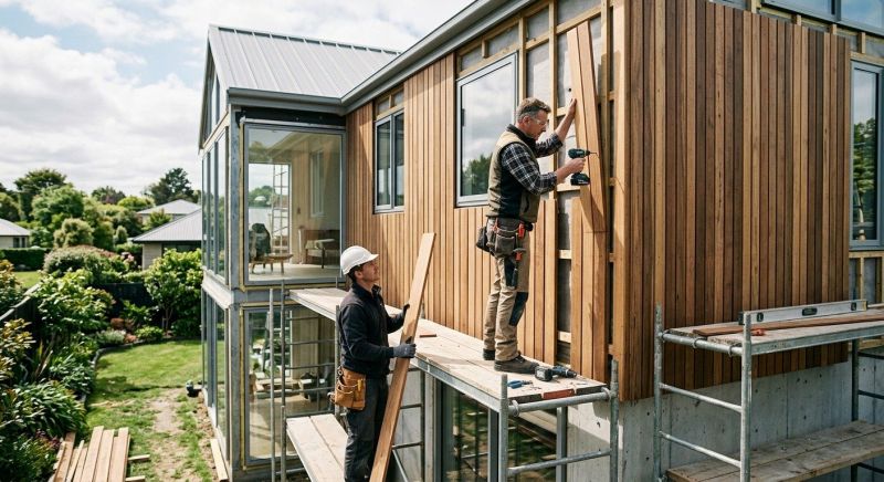 Wood Cladding Installation in South Burlington, VT