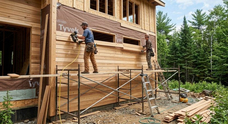 Wood Siding Installation in Saint Albans, VT