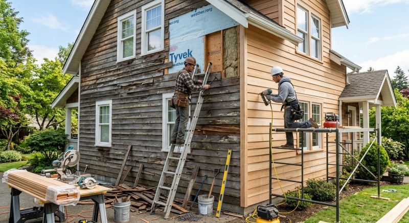 Wood Siding Replacement in Cambridge, VT