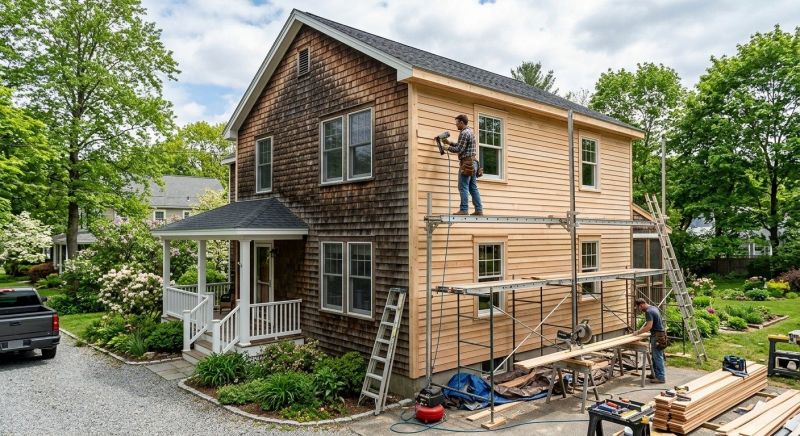 Wood Siding Replacement in Colchester, VT